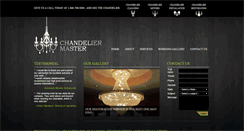 Desktop Screenshot of chandeliermaster.com