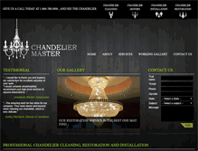 Tablet Screenshot of chandeliermaster.com